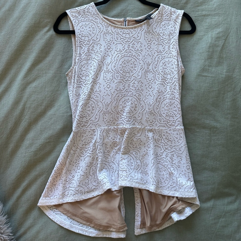 BCBGMaxAzria White Blouse - Size S